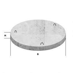 Плита днища колодца